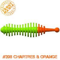 TM Mouse Tail  2.0" -208 Chartres&Orange (Cheese)