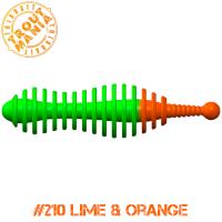 TM Mouse Tail  2.0" -210 Lime&Orange (Cheese)