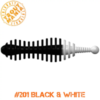 TM Mouse Tail  2.0" -201 Black&White (Cheese)