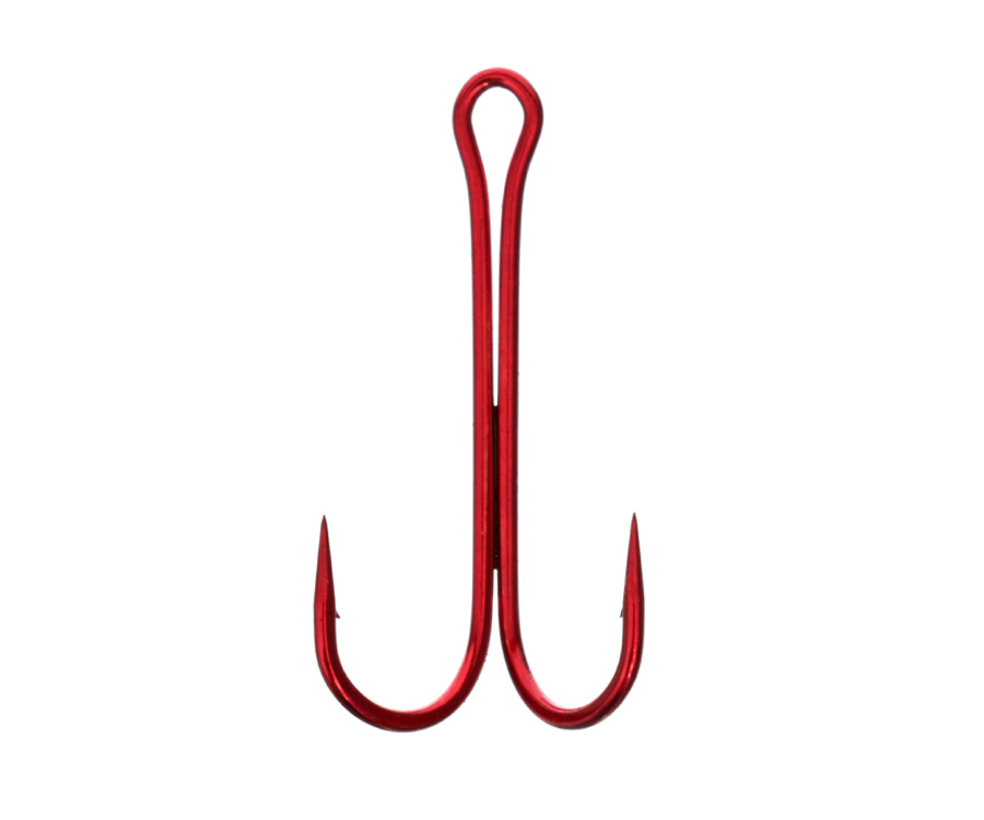 FLAGMAN Крючок двойной Double Hook Long SS Red №2/0 3шт BP