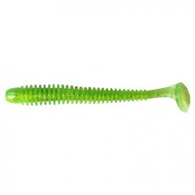 Силиконовая приманка Keitech Swing Impact 4.5" - #424 Lime Chartreuse