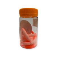 Приманка силиконовая BonBon Juicyworm 65мм  цвет D28 /8шт