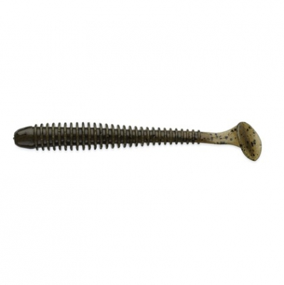 Силиконовая приманка Keitech Swing Impact 4.5" - #101 Green Pumpkin PP