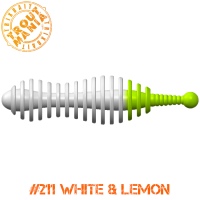TM Mouse Tail  2.0" -211 White&Lemon (Cheese)