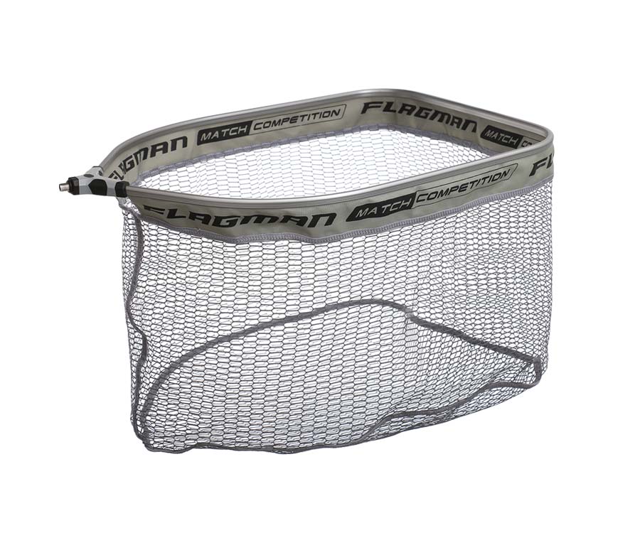 FLAGMAN Голова подсакa Grey Rubber Head Rectangular 40x50см ячейка 14х5мм латекс