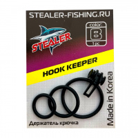 Держатель крючка (черный) STEALER HOOK KEEPER Black (1 шт.)