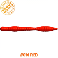 TM Fat Worm 3" -014 Red (Cheese)
