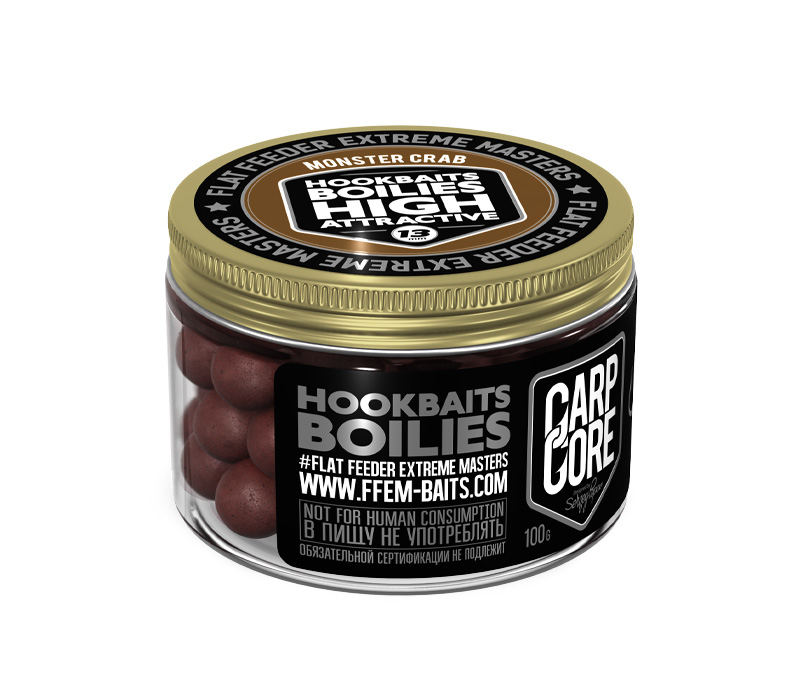 FFEM HOOKBAITS BOILIES MONSTER CRAB 13MM