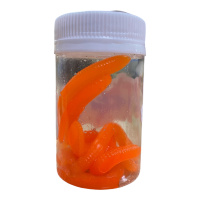 Приманка PETRO LURES STRETCH FETTI WORM 65мм цв.оранж