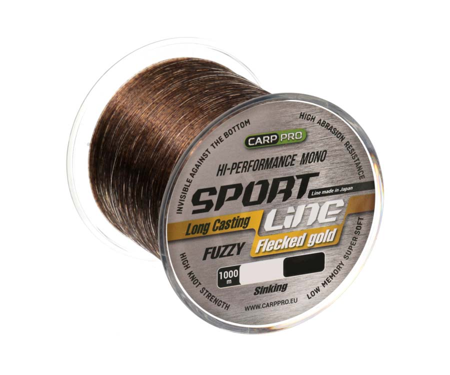 CARP PRO Леска Sport Line Flecked Gold 1000м 0,265мм