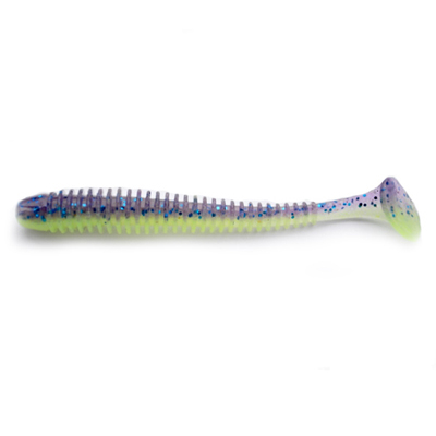 Силиконовая приманка Keitech Swing Impact 4.5" - PAL #06 Violet Lime Belly