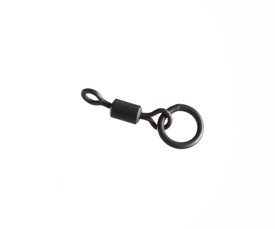 FLAGMAN Вертлюг с кольцом Flat Feeder Rings Swivels №7 5шт