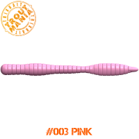 TM Fat Worm 3" -003 Pink (Cheese)