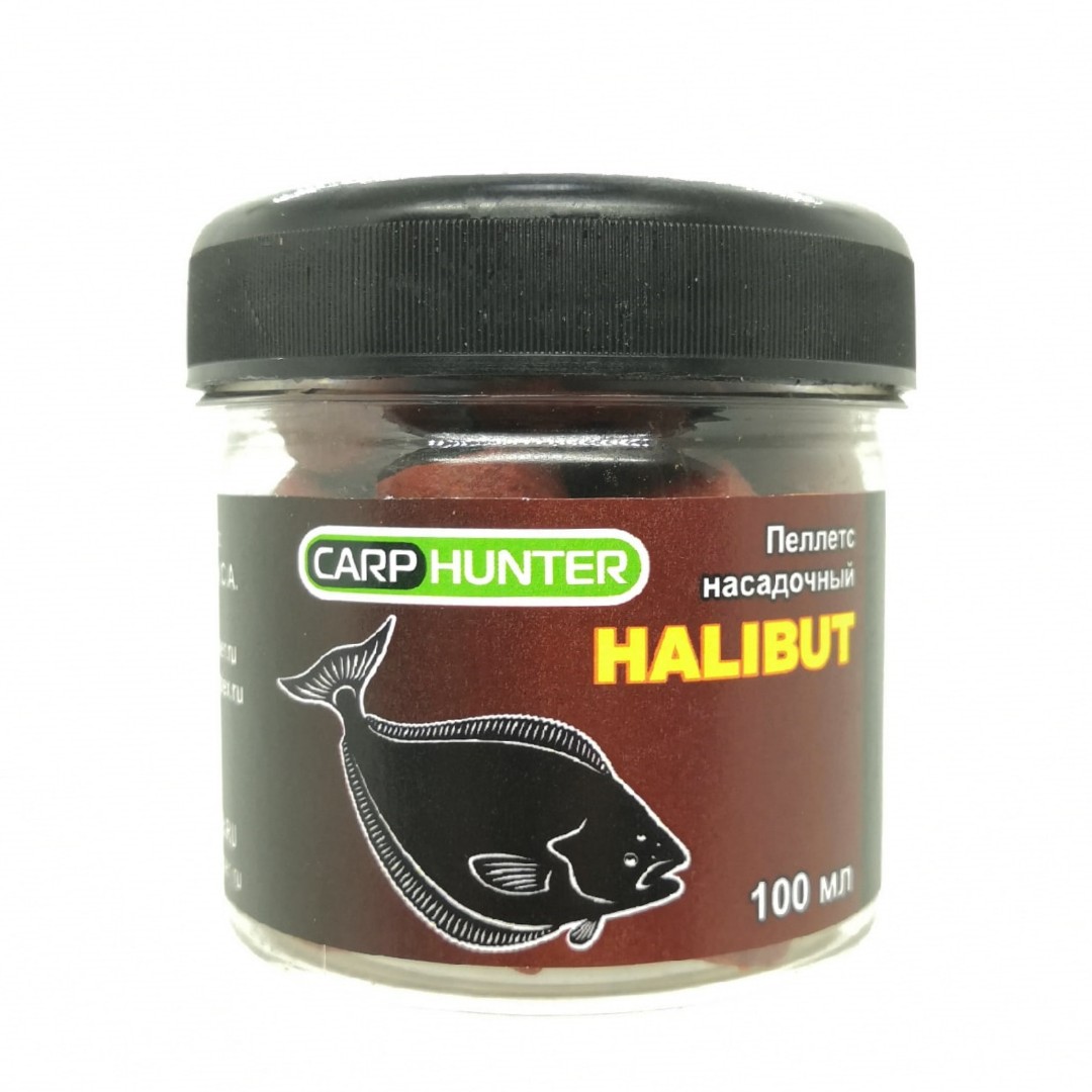 Пеллетс насадочный 14мм Red Halibut CarpHunter 100мл