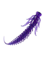Приманка ZUB-LARVA  60мм-7шт, (цвет 610) фиолетовый с блестками