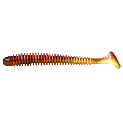 Силиконовая приманка Keitech Swing Impact 4.5" - EA#15 Grape Chart Red FLK