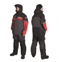 Костюм зимний Alaskan Dakota 2.0 красный/серый/черный 2XL  (куртка+ полукомбинезон)