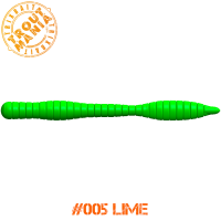 TM Fat Worm 3" -005 Lime (Cheese)