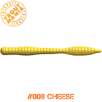 TM Fat Worm 3" -008 Cheese (Cheese)
