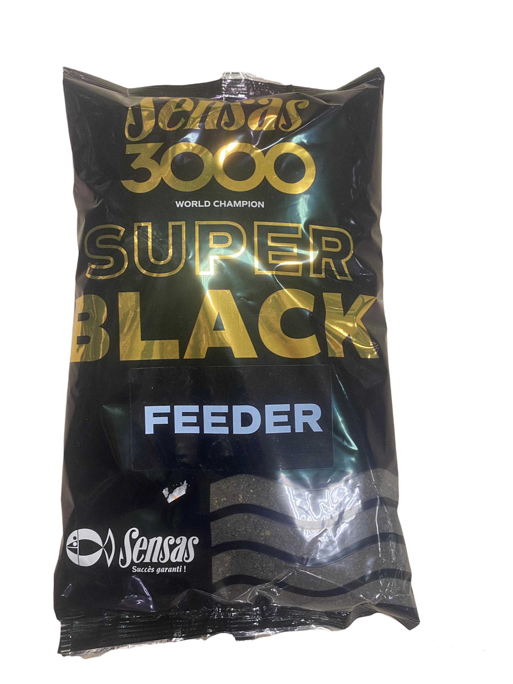 ПРИКОРМКА SENSAS 3000 SUPER BLACK FEEDER 1КГ