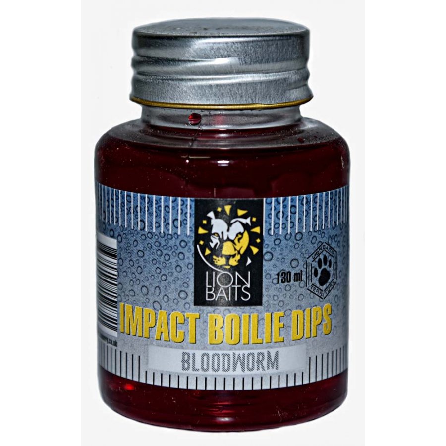 LION BAITS Impact Boilie Dips мотыль (Bloodworm) - 130 мл
