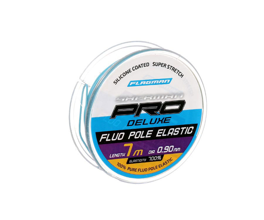 FLAGMAN Амортизатор для штекера Deluxe Fluo Pole Elastic 7м d0,9мм blue