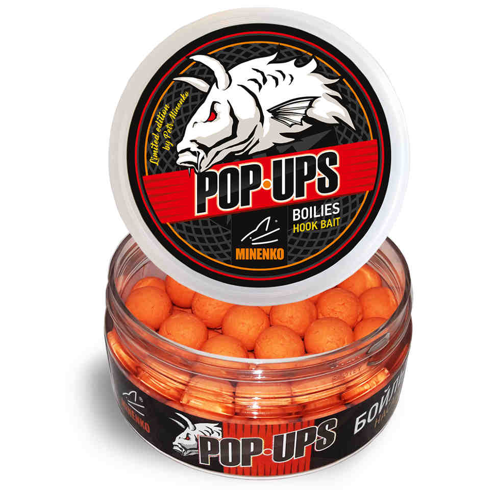 Бойлы плавающие MINENKO MANDARINE (Fluo) Pop-Up 14мм