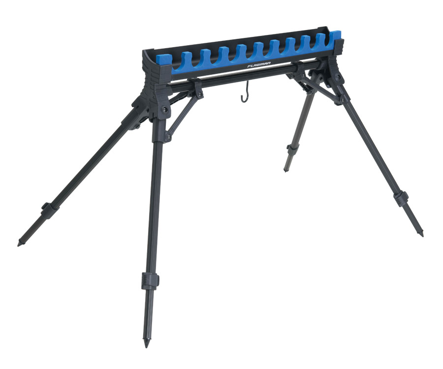 FLAGMAN Держатель удилища гребенка Top Kit Roost 10 секций с защитой , 4 теле ноги