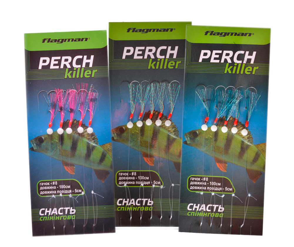 FLAGMAN Снасть спиннинговая Perch Killer 100см blue