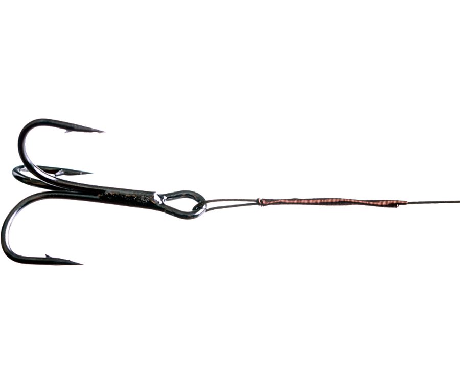CATCHER Поводок Stainless Steel с тройником №4 X7 8кг 30см 3шт