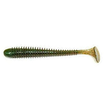 Силиконовая приманка Keitech Swing Impact 4.5" - #302 Plum Green FLK.