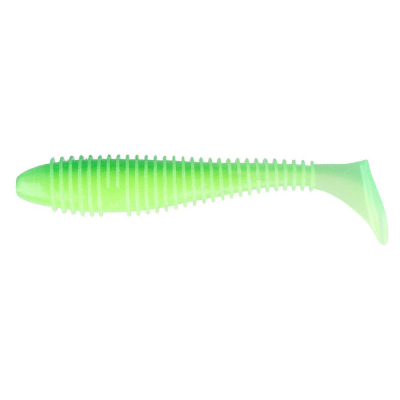 Силиконовая приманка Keitech Swing Impact Fat 6.8" цв. #EA11 Lime Chartreuse Glow
