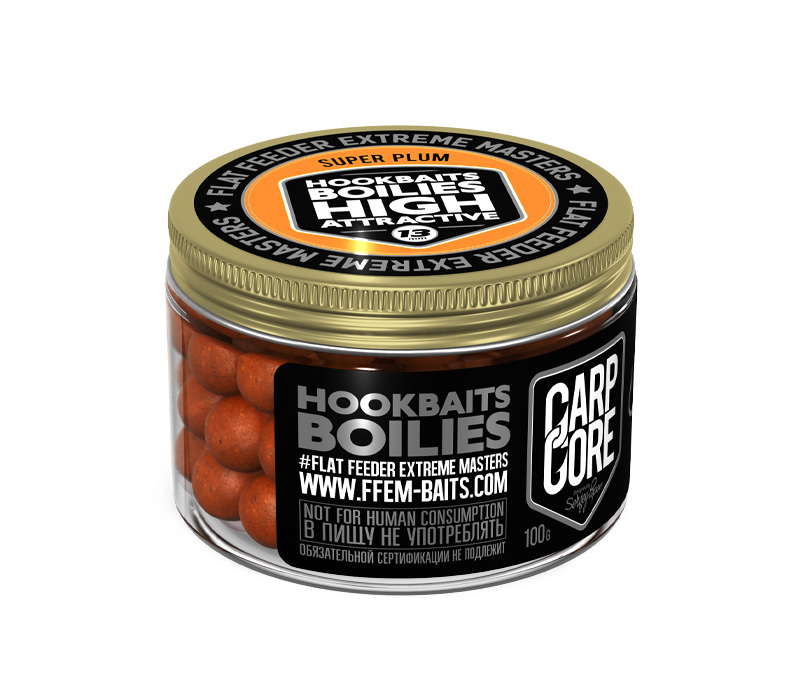 FFEM HOOKBAITS BOILIES SUPER PLUM 13MM