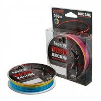 Леска плетёная AKKOI MaskArcane X4-200 (multi color) d0,37mm		
