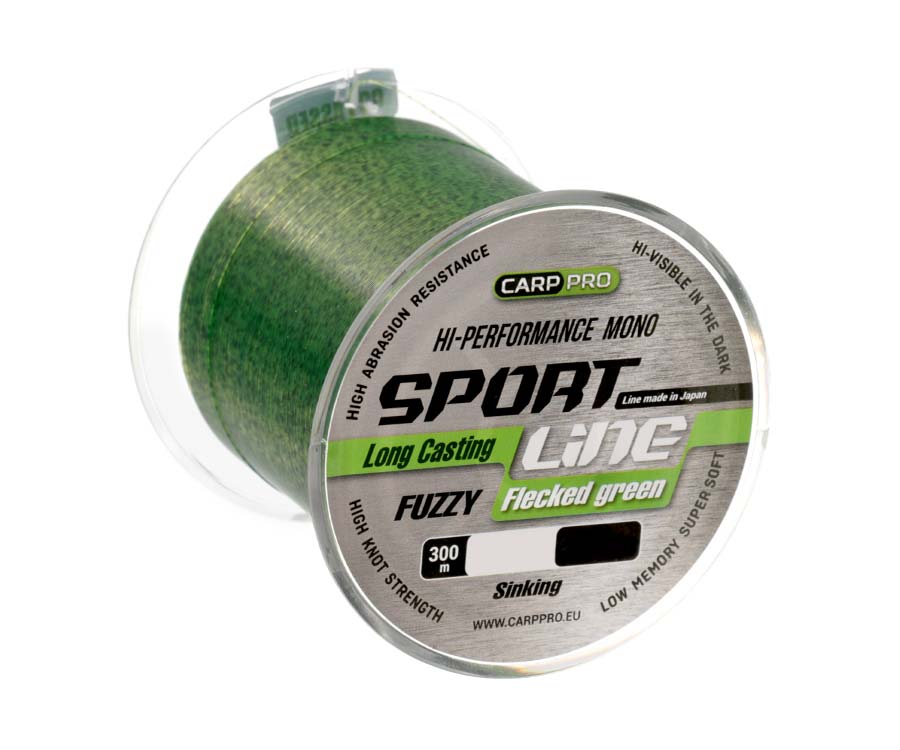 CARP PRO Леска Sport Line Flecked Green 300м 0,335мм