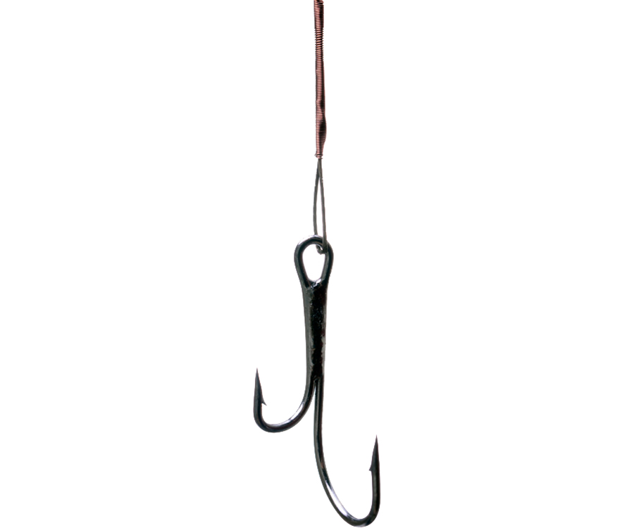 CATCHER Поводок Stainless Steel с двойником №2 X7 10кг 25см 3шт