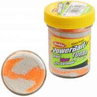 Форелевая паста Berkley Turbo Dough Glow/Org/White 50 гр.