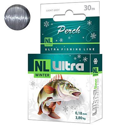 ЛЕСКА ЗИМНЯЯ NL ULTRA PERCH (ОКУНЬ) 30M 0,18MM