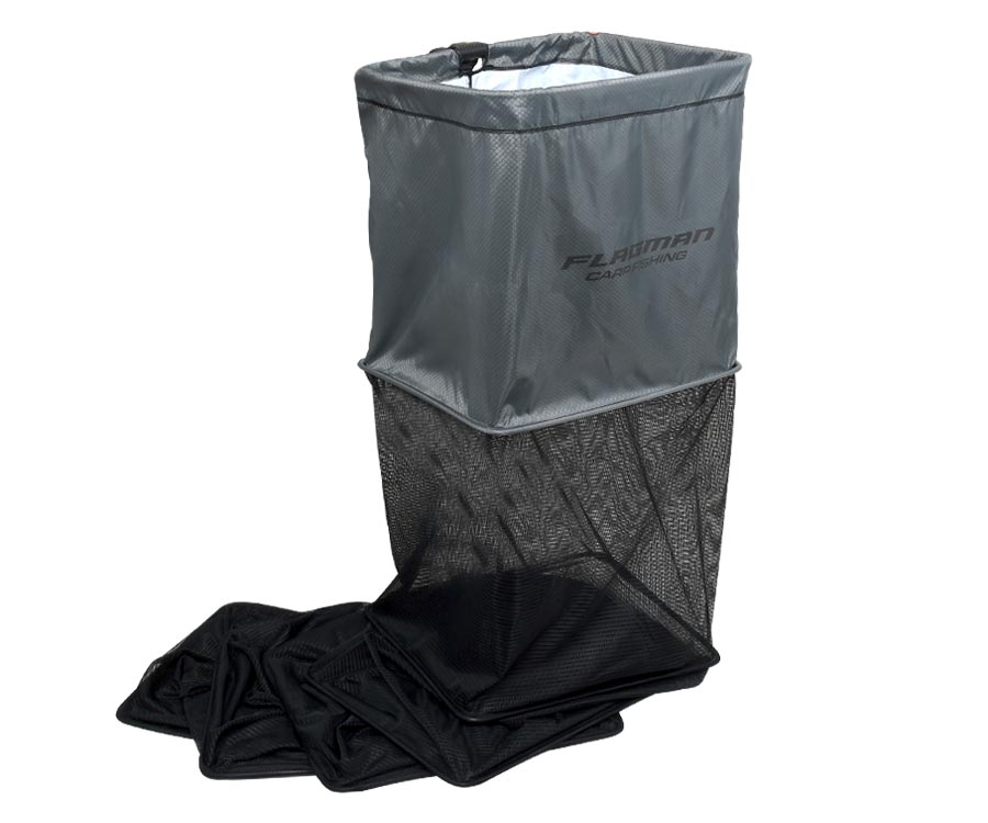 FLAGMAN Садок прямоугольный 50x40см black color Double thick 3м нейлон