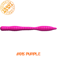 TM Fat Worm 3" -015 Purple (Cheese)