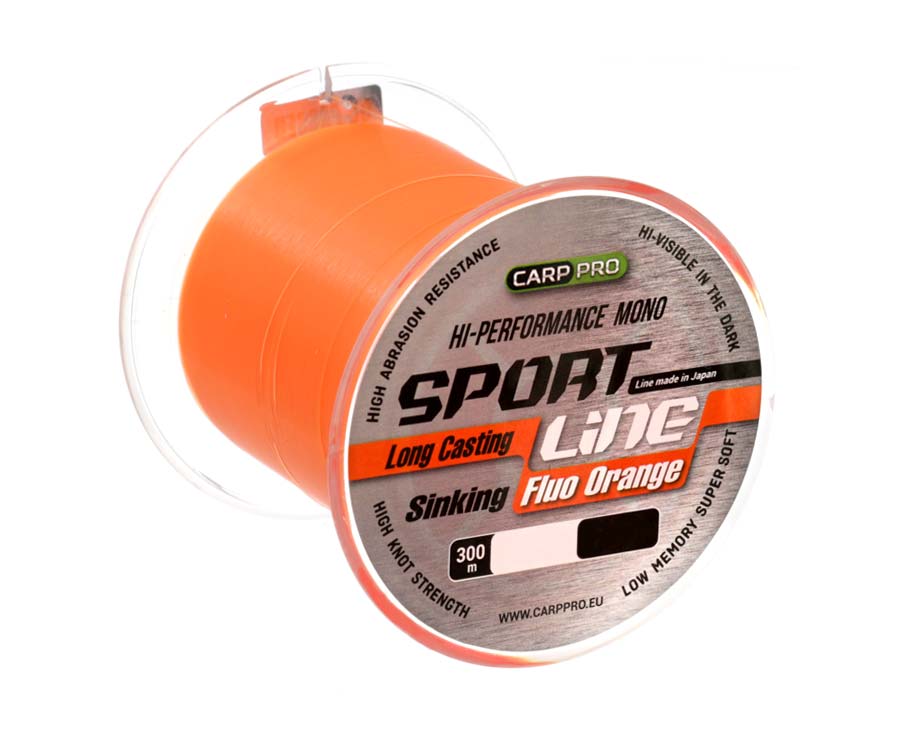 CARP PRO Леска Sport Line Fluo Orange 300м 0,310мм