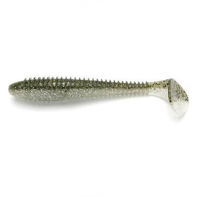 Силиконовая приманка Keitech Swing Impact Fat 7.8" цв. #416 Silver Flash Minnow