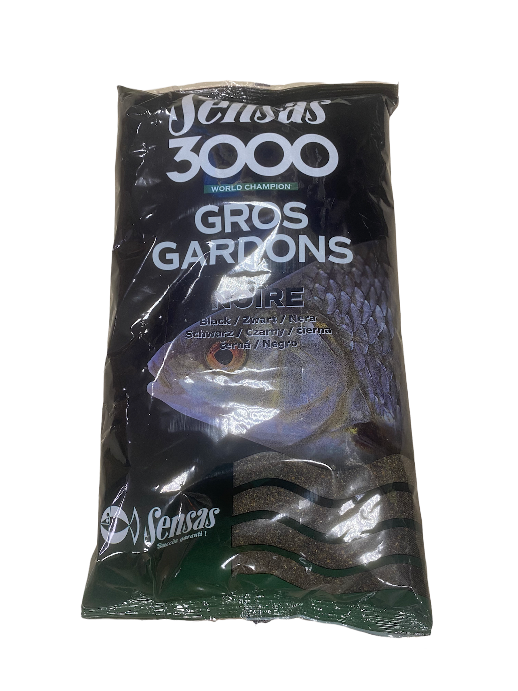 ПРИКОРМКА SENSAS 3000 GROS GARDONS NOIR 1КГ