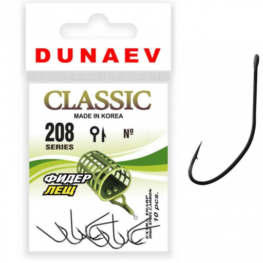 Крючок Dunaev Classic 208 # 4 (упак. 10 шт)