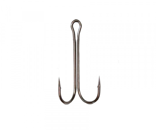 FLAGMAN Крючок двойной Double Hook Long Shank №2/0 BN 5шт