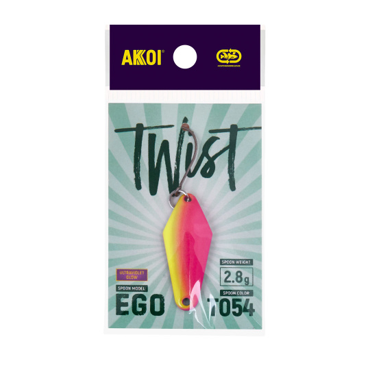 Блесна AKKOI TWIST форелевая EGO 2,8 g цвет Т054																								