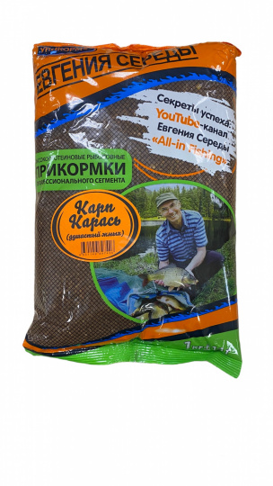 Прикормка Уникорм "Карп Карась (душистый жмых)" 1кг