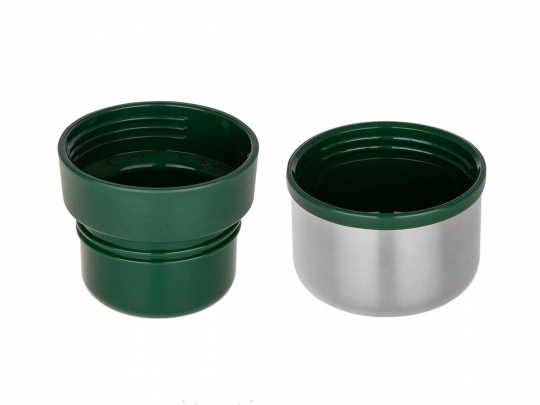 Термос (HS.TM-058-G) 1200ML с ситечком зеленый (2 крышки-кружки) TONAR
