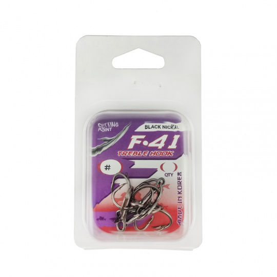 FLAGMAN Крючок тройной Treble hook F41 №6 5шт