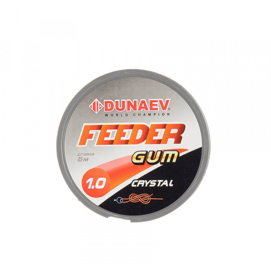 Dunaev Feeder Gum Clear 0.6mm  (0.08-0.10)